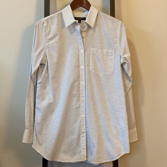 Banana Republic LS Tunic Length Blouse - Picture 7 of 7